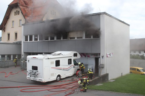 Brand in Gewerbebetrieb