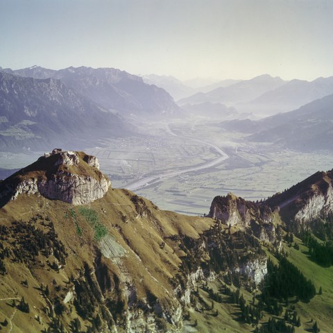 Flugaufnahme von Foto Gross, 1967. Vergrösserte Ansicht